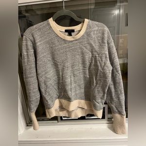 Grey & White JCrew Sweater Size Small